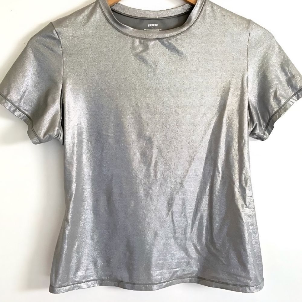 SKIMS Metallic Fit Everybody Tee